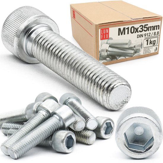 Houtdraadbouten - DIN571 Zeskant - M8 x 40mm - RVS (100 stuks) | 2040