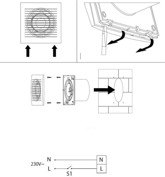 Ventilateur De Salle De Bain Ventilateur D Extraction 100 Mm Avec ventilateur-de-salle-de-bain-ventilateur-d-extraction-100-mm-avec