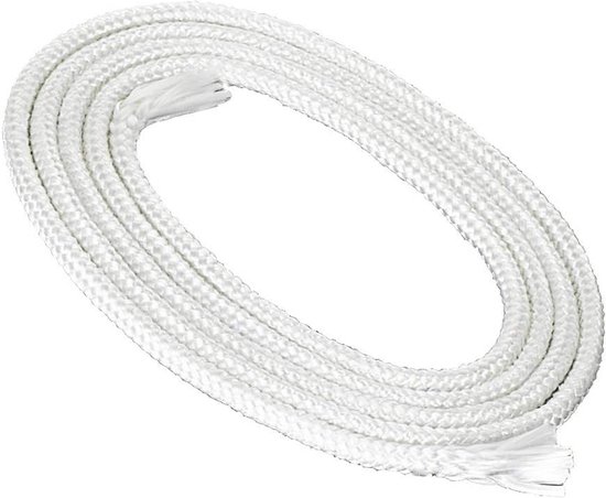 NKlaus 1 meter 4,5mm 100% natuurlijk katoenen lampenlont platte streng lantaarnlont voor oliebrander olielamp met gezuiverde paraffine 1291