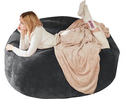 Zitzak 6FT - Zitzakstoel - Sofa voor Volwassenen - Zacht en Comfortabel Leestoel - Geschikt voor Slaapkamer, Balkon en Andere Plaatsen