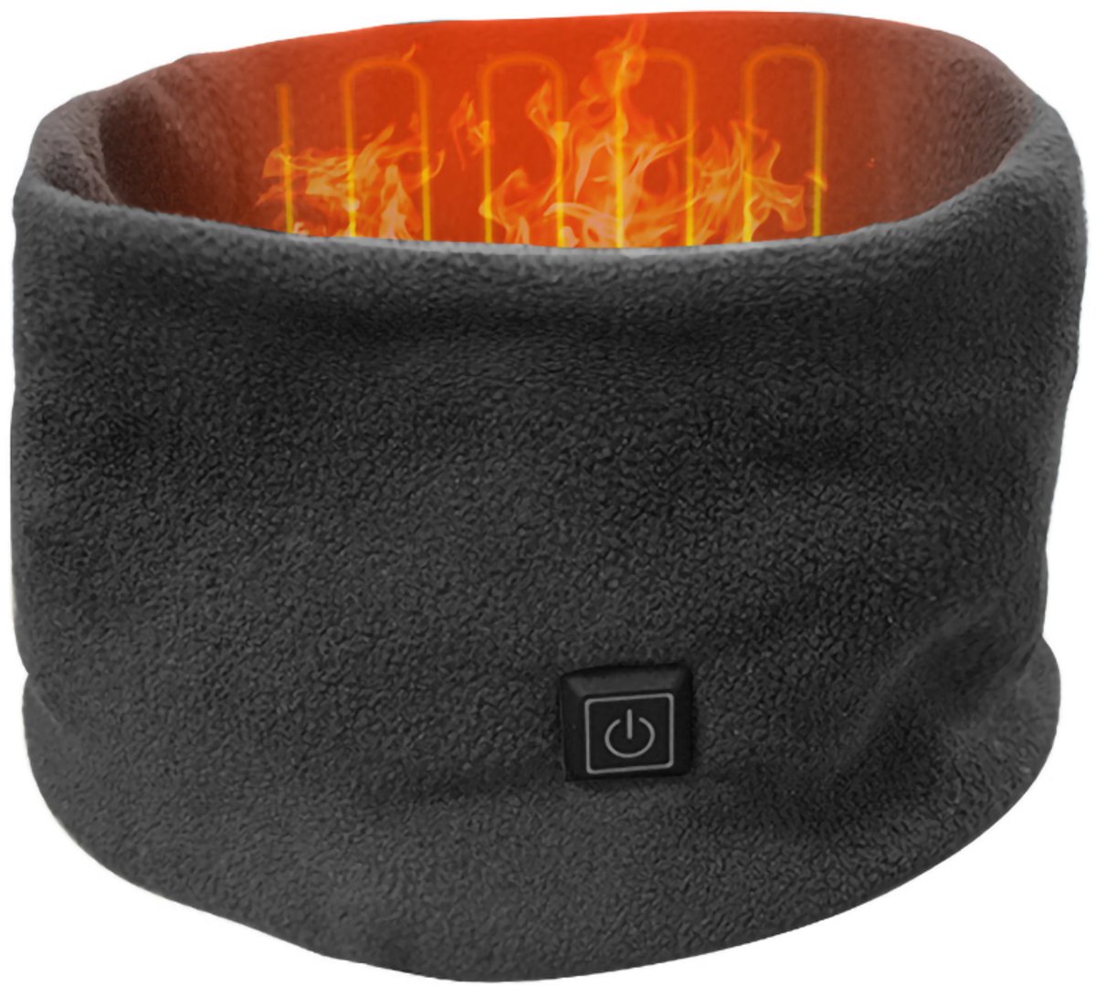 Modieuze Verwarmde Sjaal voor Hem en Haar – Warme Winteraccessoire voor Buitenactiviteiten & Feestdagen Zwart
