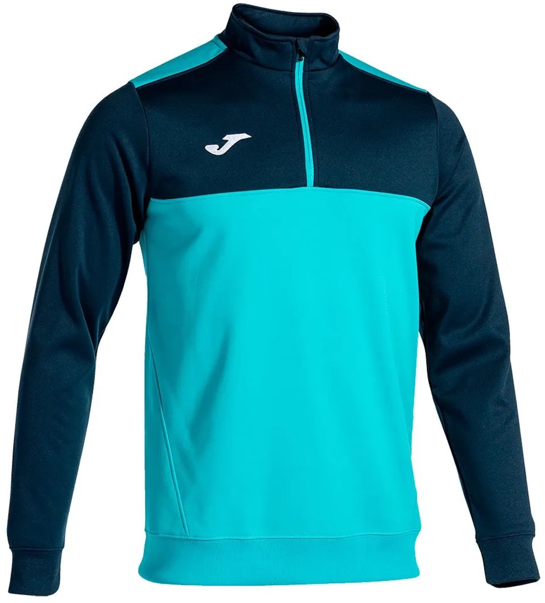 Joma Winner Sweatshirt Met Halve Rits Blauw S Man