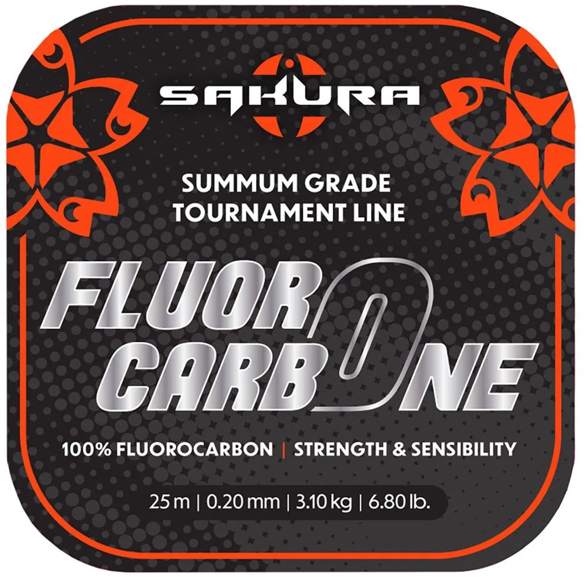 Sakura Tournament Flurocarbon 25 M Transparant 0.400 mm