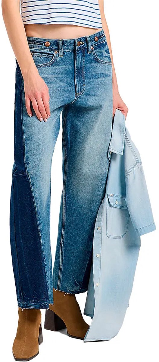 Lee Reconstructed Rider Spijkerbroek 31 31 Vrouw Blauw
