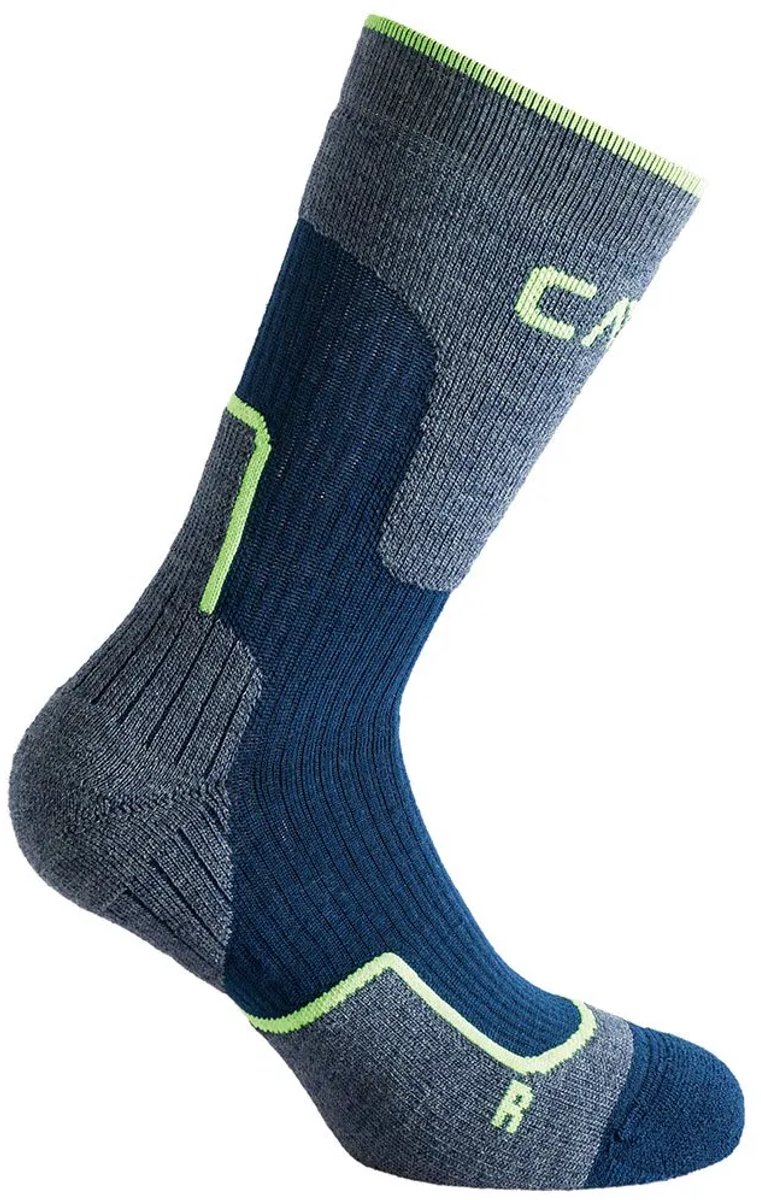 Cmp Trekking Wool Mid 3i49174 Sokken Jongens Meisjes Blauw