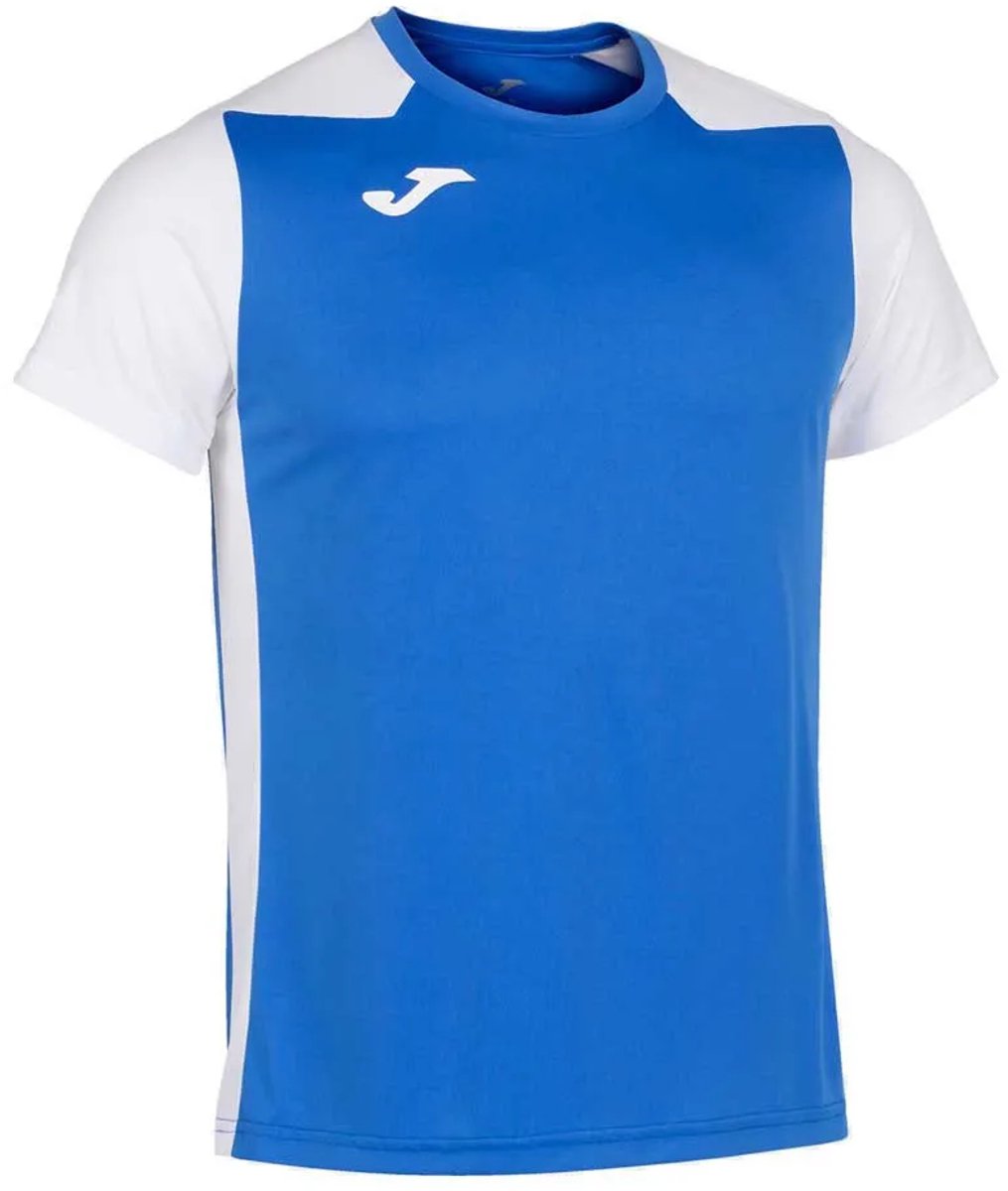Joma Record Ii T-shirt Met Korte Mouwen Blauw 12-14 Years Jongens