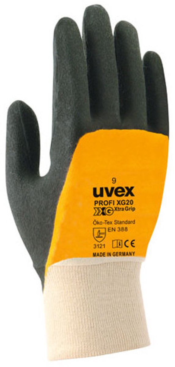 Uvex PROFI ERGO XG Beschermende handschoen maat 10 (XL)