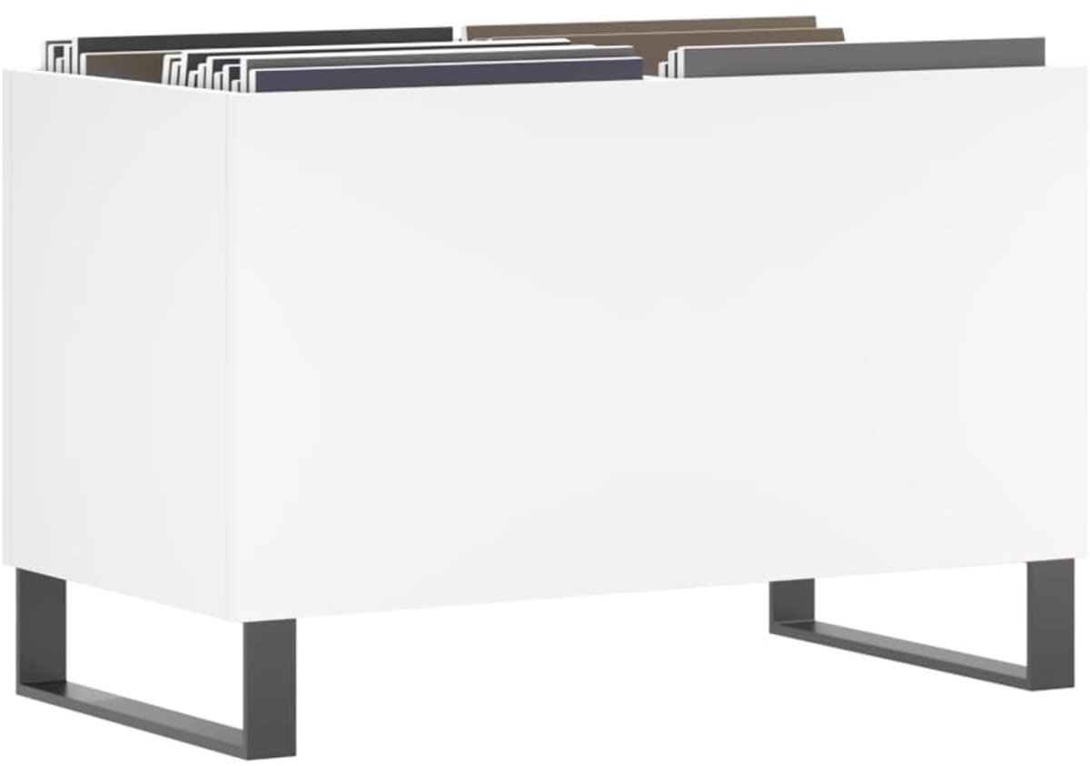 Platenspelermeubel - LP-kast - Platenspelerkast - Draaitafelstandaard - Platenspelerstandaard - Vintage Displayplank - Wit