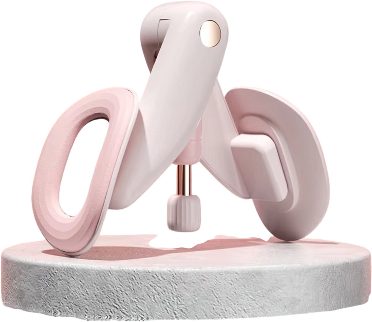Thuis Spiertrainer voor Benen en Bekkenbodem – Kegel Trainer voor Postpartum Herstel, Bekkenbodemoefeningen, Dunne Benen en Oefenapparaat-Roze