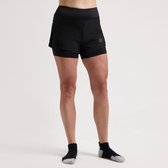 Rogelli Essential 2-in-1 Running Short Femme Zwart - Taille XL