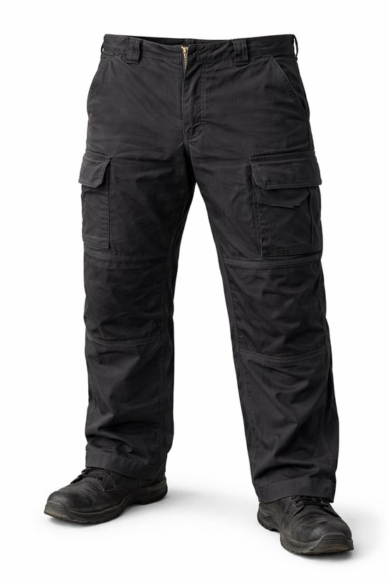 Pantalon de travail Snickers Service Line Cargo Pants Zwart – Taille 92 – Pantalon de travail durable avec poches cargo