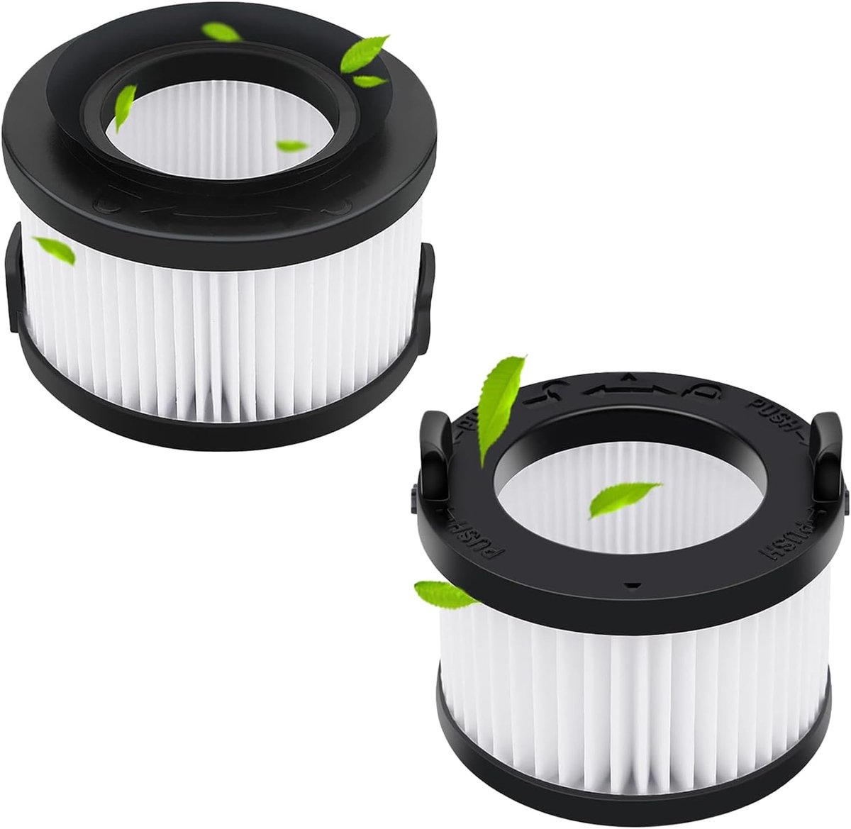 Hoofdfilter met voorfilter - geschikt voor Levoit VortexIQ 40-RF draadloze stofzuigeraccessoires - vervangend HEPA-filter - 2 stuks