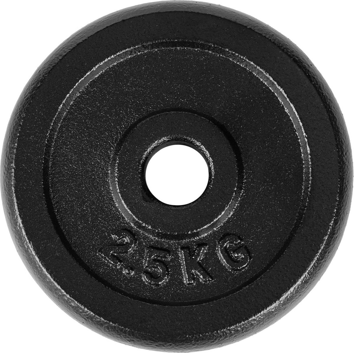 Gymtek Gewichtsschijf 2.5 kg met Handgreep - 29 mm - Gietijzer - Krachttraining