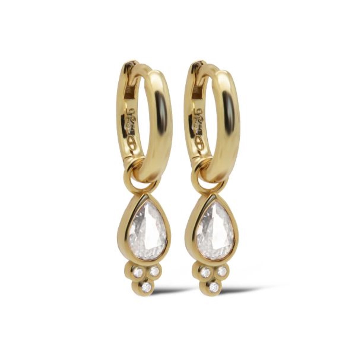 Karma Oorringen Drop Dots Goud