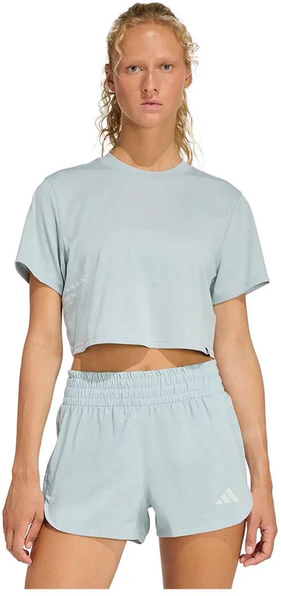 Adidas Climacool Power Training Graphic T-shirt Met Korte Mouwen Vrouw Wonder Sage