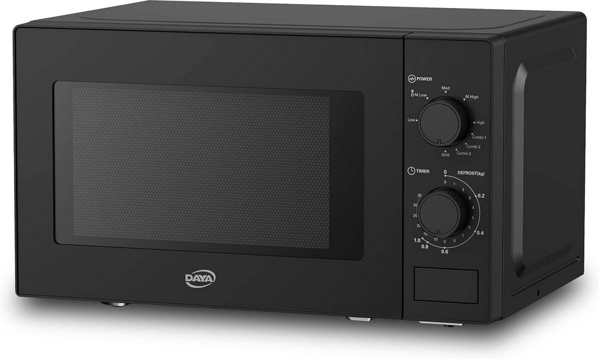Magnetron 20 Liter met Grill en Ontdooifunctie - 9 Programma's
