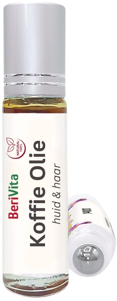 Koffie Olie 10ml Roller - Pure, Koudgeperste Olie uit Koffiebonen - Coffee Seed Oil