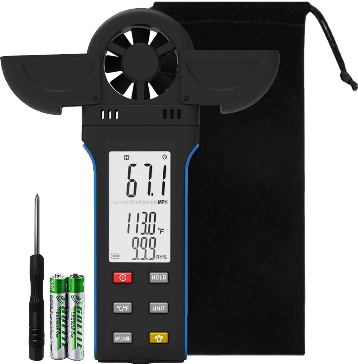 Digitale Anemometer - Handig Meetinstrument voor Windsnelheid en Luchtstroom