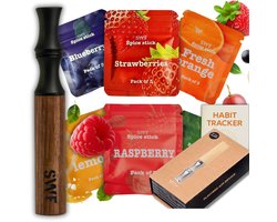 SWF Airvaper - Vape - Incl. 6 Smaken - Stoppen met Roken - Alternatief Nicotine Pleisters - Fidget Toys - Anti Stress - Ademhalingsketting