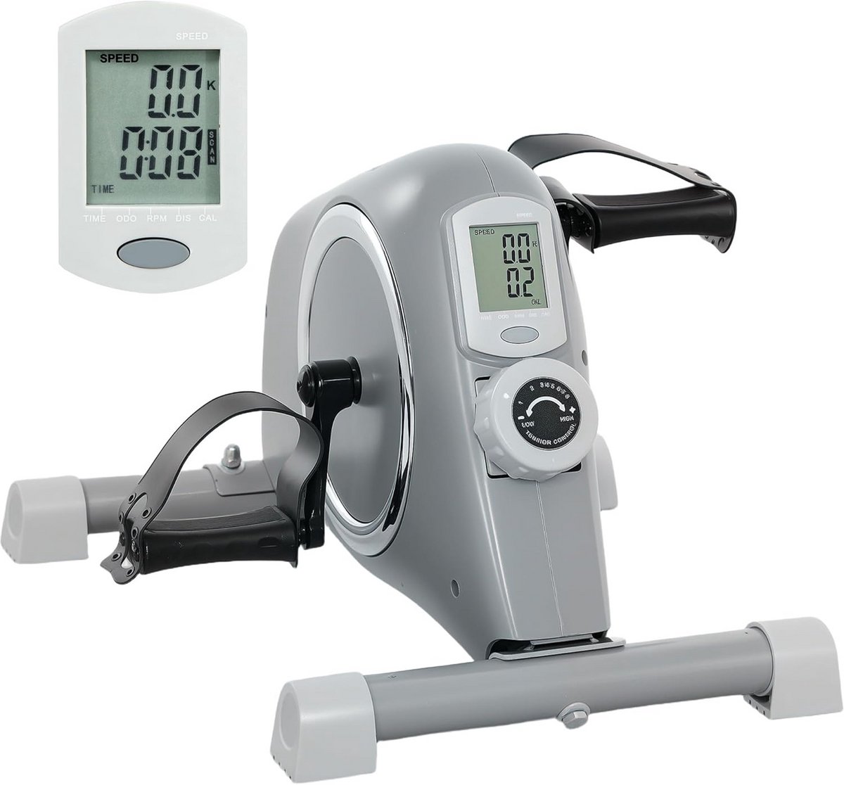 Compacte Hometrainer Voeten Fiets met 8 Weerstandsniveaus - Stil & Draagbaar