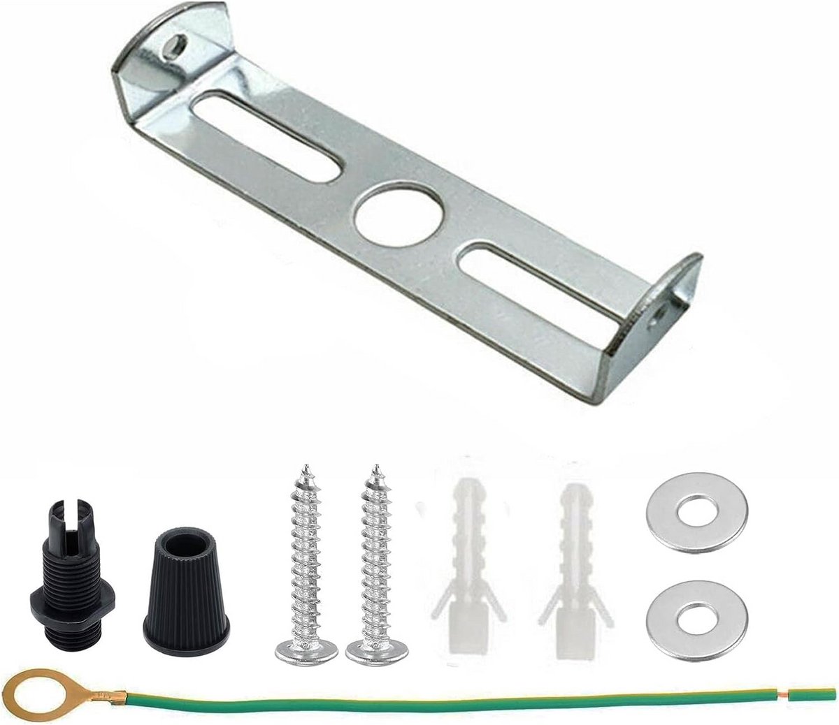 Robuuste Plafondbeugel Set voor Montage Lichtarmaturen en Hanglampen (60mm)