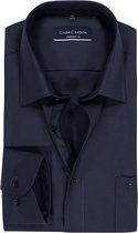 Chemise confort CASA MODA - structure - noir - Repassage facile - Col : 53