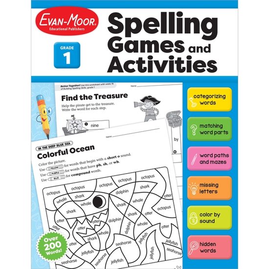 Spelling Games and Activities- Spelling Games and Activities ... - cover