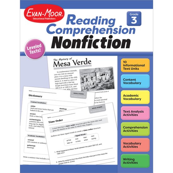 Reading Comprehension: Nonfiction- Reading Comprehension, No ... - cover