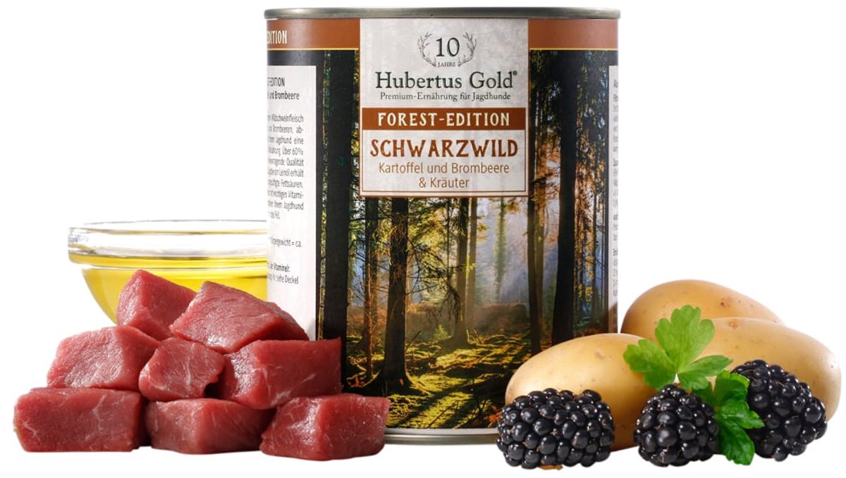 Hubertus Gold Forest Edition Schwarzwild - 6 x 800 gram