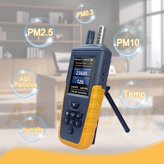 INKBIRDPLUS PM2.5 Air Quality Monitor, Portable PM2.5 PM10 and