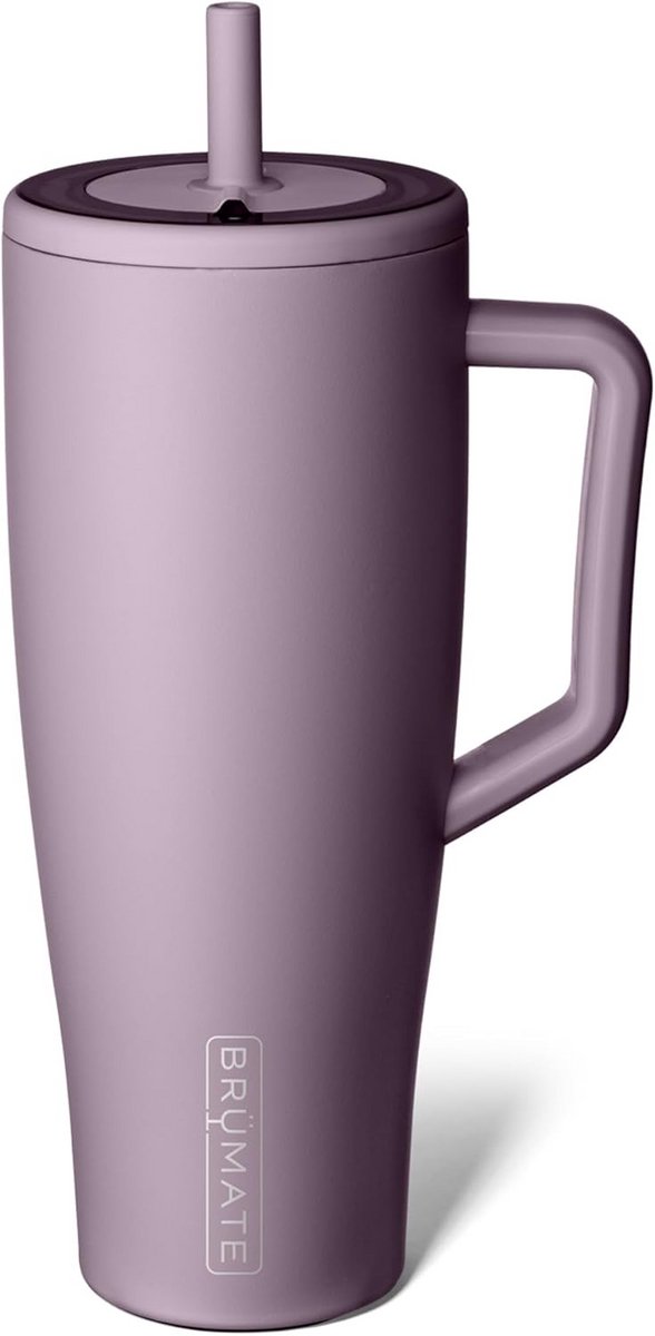 Grote Isoleerbeker 1200ml met Deksel en Rietje | 100% Lekkagevrij RVS Drinkbeker
