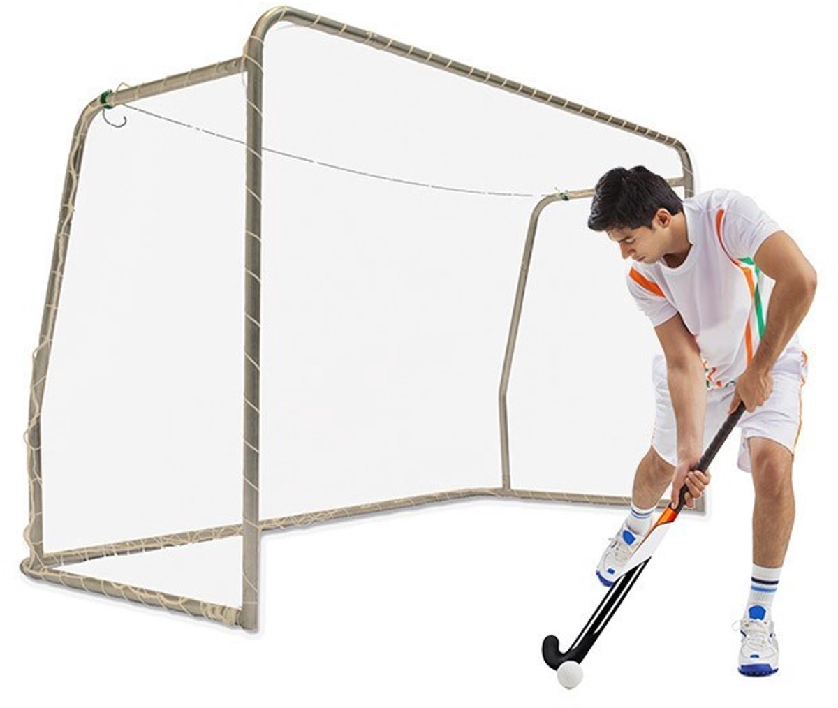 Avyna Hockeydoel 255x150x108 cm – Medium – Staal – Inclusief Net