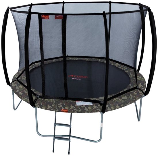 Avyna Trampoline Opbouw Ø365 met veiligheidsnet – Camouflage
