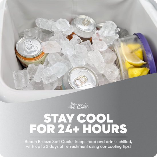 Draagbare Geïsoleerde Koeltas - Lekvrije Soft Cooler voor Strand, Picknick & Reizen — afbeelding 2