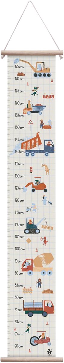 Sebra Busy Builders Groeimeter Speelgoed