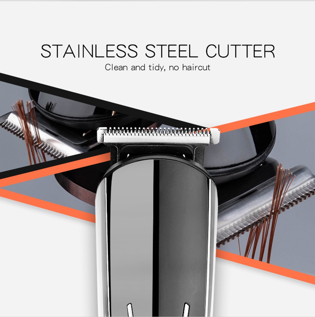 Professionele Oplaadbare Tondeuse & Baardtrimmer Set – Draadloos & Krachtig Complete kappersmachine set neustrimmer baard oorhaar wenkbrauwen kapper thuis op gemak