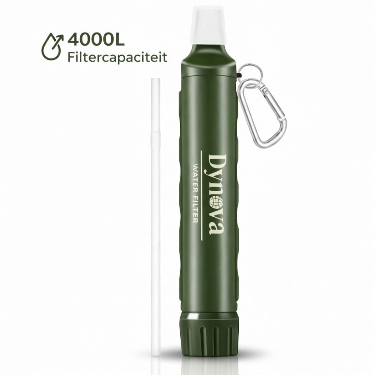 Cover van Dynova Waterfilter – Waterfilter voor Noodpakket – Draagbaar Waterzuiveringsapparaat voor Outdoor & Survival