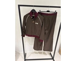 Dames Co-ord Set Noor / Bruin kleur / M