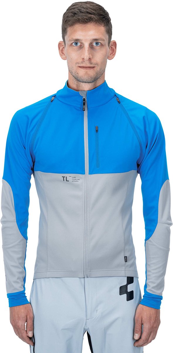 CUBE TEAMLINE MULTIFUNCTIONAL JACKET BLU/GREY S