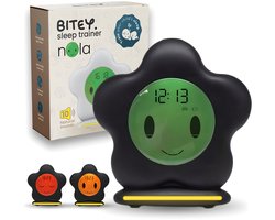 Bitey Nola Slaaptrainer Kinderen en Baby's - Met Nola De Knuffel - Kinderwekker met Nachtlampje - Slaapwekker - Oplaadbaar - Nachtlampje Kinderen - Met Dimfunctie