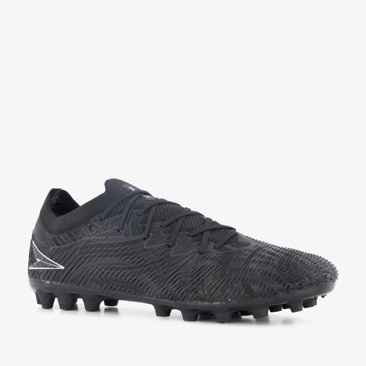 Dutchy FG heren voetbalschoenen zwart - Maat 46 - Uitneembare zool