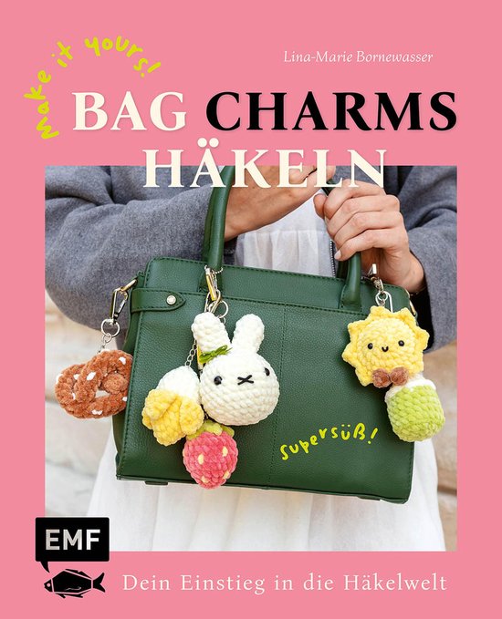 Make it yours! Supersüße Bag Charms häkeln mit @therapyon ... - cover