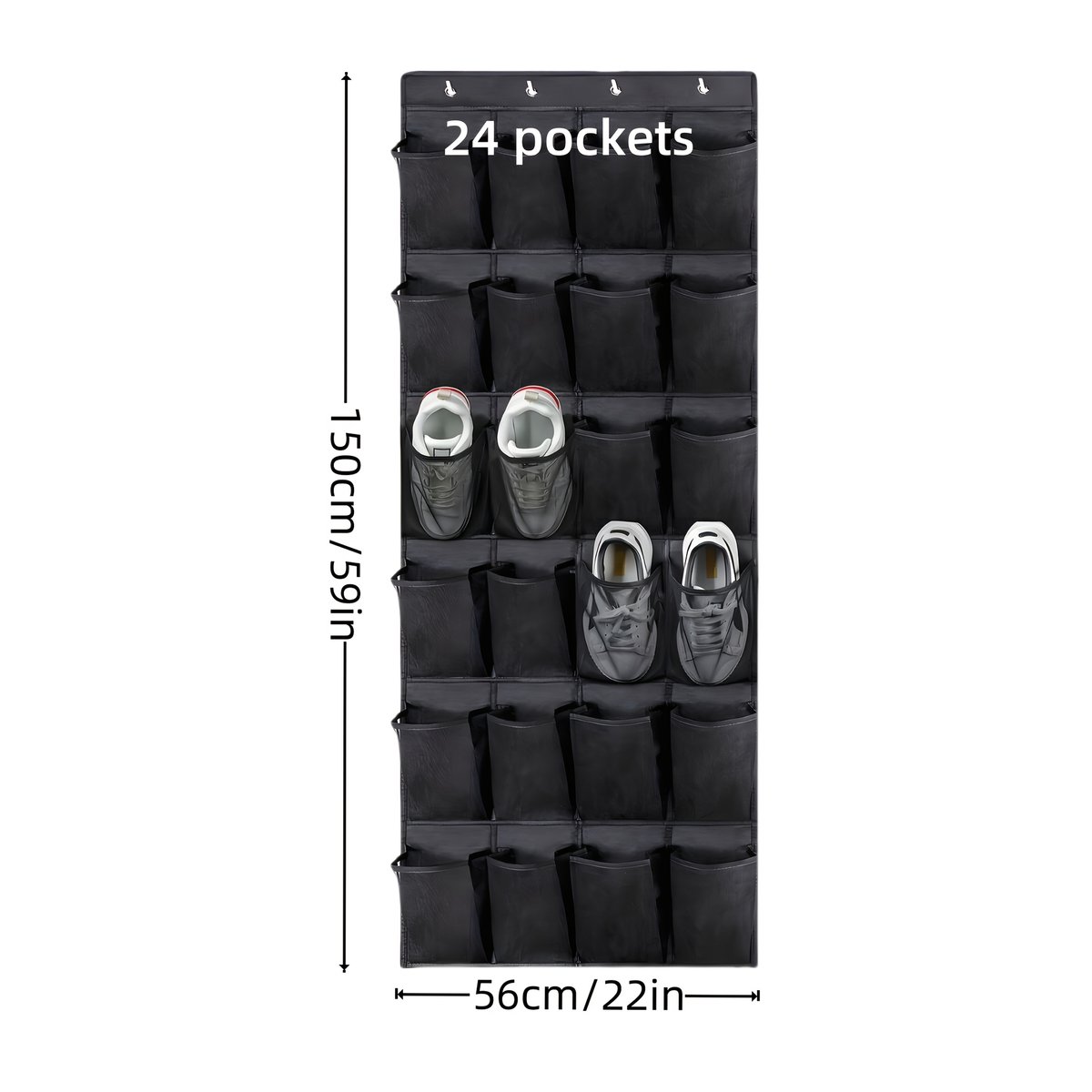 Livé® Hangende Opbergtas – 24 Vakken voor Kast en Deur