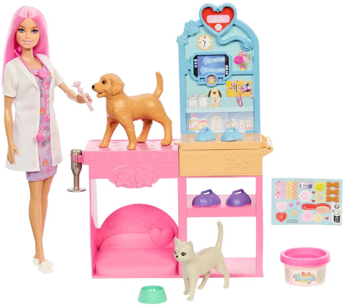 Barbie Careers Snelgips Dierenkliniek - Barbiepop — afbeelding 8