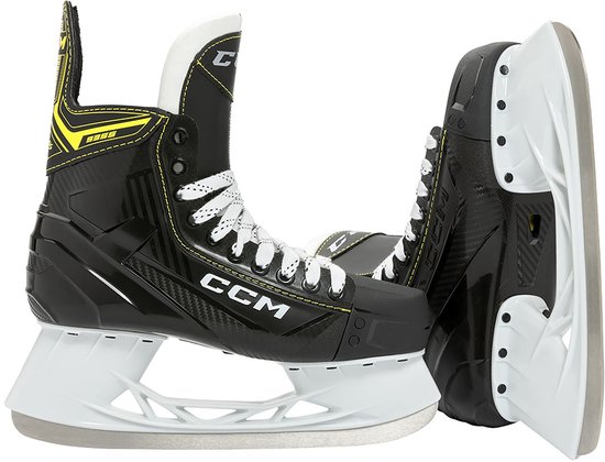 CCM Patinage - Taille 45.5 - Homme - noir - blanc - jaune - argent