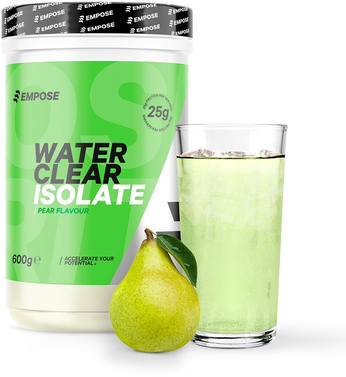 Empose Nutrition - Proteine Ranja - Water Clear Isolate - Whey protein - Proteine poeder - Suikervrij/Vetvrij - Pear