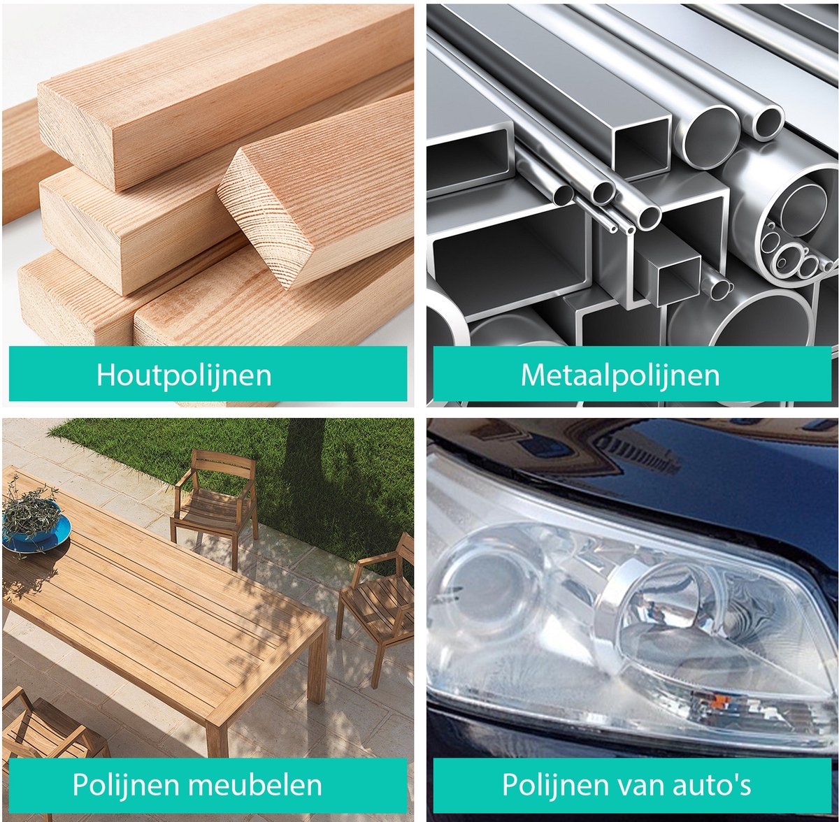 Draadloze orbitale schuurmachine, 125mm, met 12 schuurbladen, 3 snelheidsstanden (7000-15000 tpm), ideaal voor doe-het-zelf projecten, afschuren en afwerken van hout, batterij niet inbegrepen – foto 6