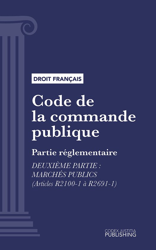 Code de la commande publique - cover