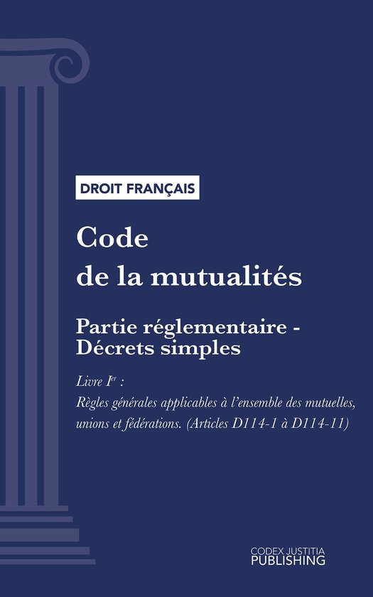 Code de la mutualité - cover
