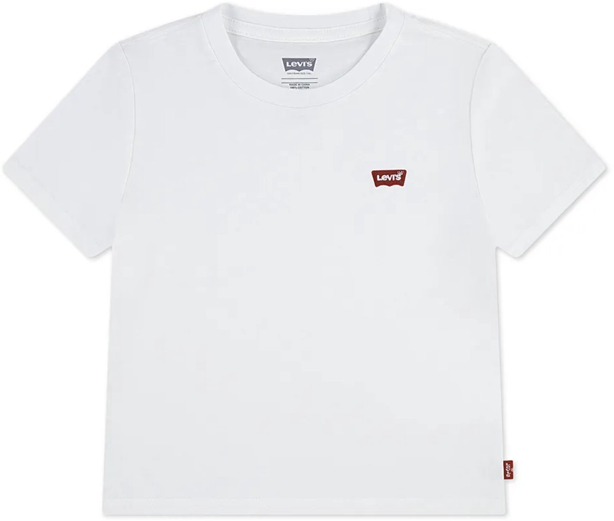 Levi´s ® Kids Batwing Chest Hit T-shirt Met Korte Mouwen Wit 18 Months Jongen